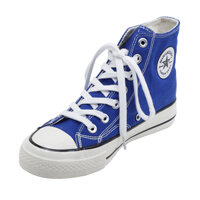 Giày vải cao cổ xanh dương , đế cao su nam nữ