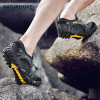 Giày vải lưới chạy bộ thông thường thể thao nam NATUREHIKE thoáng khí
