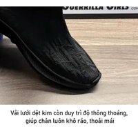 Giày vải mới đế mềm thoải mái đế phẳng giày chạy bộ thể thao chống trượt