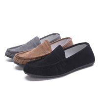 Giày vải nam mới, giày lười slip-on, giày phong cách Hàn Quốc, đế mềm, giày thường