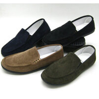 Giày Vải Nam Người Lười Slip-On Giày Vải Cũ Thoáng Khí Nhẹ Giày Da Lộn Thoải Mái Đế Mềm Giày Đế Bằng 1.8