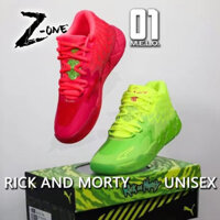 Giày vải Rick and Morty cho nam và nữ, giày bóng rổ OEM chất lượng cao