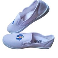 Giày Vải Xỏ Asia màu trắng