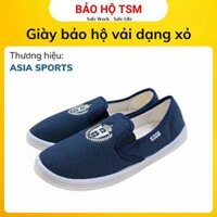 Giày vải xỏ chân Asia Nam Nữ dành cho học sinh, lao động, thể dục, đi bộ giày bảo hộ công nhân