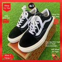 Giày Van-s- Vaul-t Đen nhung sneaker nam nữ đẹp cao cấp giá rẻ, giày thể thao da lộn hot trend, Shop uy tín ở Hà Nội