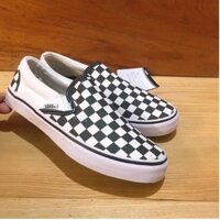 Giầy vans caro trắng đen 1:1 ( full box + free ship )