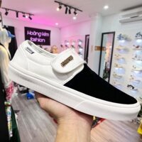 Giày Vans Dán Nam Nữ, Giày Vans Dán Đen Trắng Thể Thao hàng Đẹp Full Box