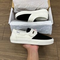 Giày Vans Dán Nam Nữ, Giày Vans Dán Đen Trắng Thể Thao hàng Đẹp Full Box
