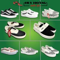 Giày Vans đủ màu - Giày thể thao Vans caro, Vans đen vault, Van Fog, Vans Era Comfycush, Vans slip on trap nam nữ