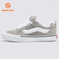 Giày Vans Knu Skool Grey VN0009QCBGJ - Bản High Quality - Fullbox