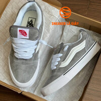 Giày Vans Knu Skool Grey VN0009QCBGJ Fullbox - High Quality