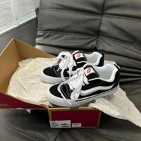 Giày vans Nữ, Giày Baloo Vans KNN Skool Giày thể thao cơ bản "đen trắng", hotrend cỡ lớn 36-44, hộp hóa đơn đầy đủ