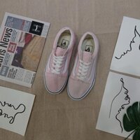 Giày Vans Old Skool Blushing/True White