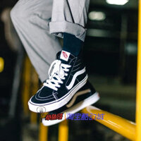 Giày Vans Sk8-Hi Vance Classic Cao Cấp Màu Đen Trắng Giày Nam Nữ Vn000d5ib8c