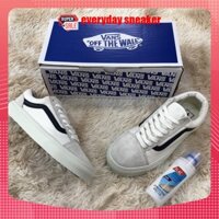 Giày Vans Vault Old Skool Trắng Sọc Đen giày nam nữ full bill box