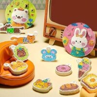 Giấy vẽ họa tiết bọt CAPPRICE, Đồ chơi thư giãn cứu trợ Hiệu ứng Giấy vẽ thấm nước, Quà tặng ủng hộ bữa tiệc Bọt mọc nước Stippler Vẽ Pinching Đồ chơi