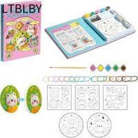 Giấy vẽ họa tiết bọt LTBLBY, Đồ chơi thư giãn cứu trợ Hiệu ứng Giấy vẽ thấm nước, Đồ chơi ghim và giải nén Nước-Swelling Foam Stippler Vẽ Pinching Đồ chơi