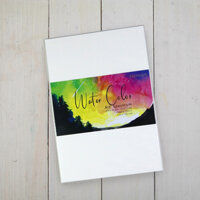 Giấy vẽ màu nước a5 vẽ màu rực rỡ - dòng giấy vân phớt nhẹ nhập từ Ý, chất giấy sang định lượng 300gsm, Green Art 15 tờtúi