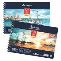 Giấy vẽ màu nước cao cấp A4+ 5 tờ 300GSM