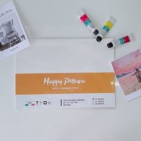 Giấy Vẽ Màu Nước Lalunavn HAPPY Hạng Họa Sĩ 300gsm A5,A4 - A4- 300gsm- 10 tờ