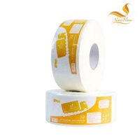 Giấy vệ sinh công nghiệp cuộn lớn 2 lớp màu vàng 500g, 700g, 800g