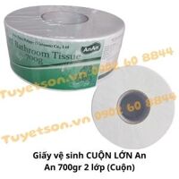 Giấy vệ sinh CUỘN LỚN An An 700gr 2 lớp