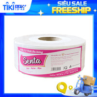 GIẤY VỆ SINH CUỘN LỚN SENTA 600G CẢI TIẾN MỚI  2 LỚP