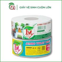 Giấy Vệ Sinh IVY Cuộn Lớn 2 Lớp 700g Vân Caro/Lụa