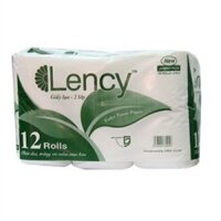 Giấy Vệ Sinh Lency cao cấp 12 cuộn/bịch