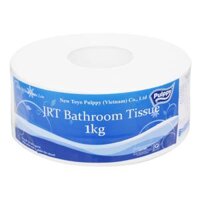 Giấy Vệ Sinh Lụa Cuộn Lớn, JRT Bathroom Tissue (1kg) - PULPPY
