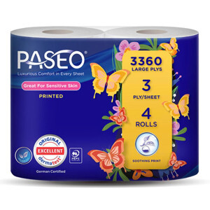 Giấy vệ sinh Paseo 4 cuộn x 3 lớp