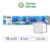 Giấy Vệ Sinh Pulppy Mềm Mịn 2 Lớp 10 Cuộn Có Lõi