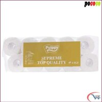 Giấy vệ sinh Pulppy Supreme lốc 10 cuộn x 4 lớp