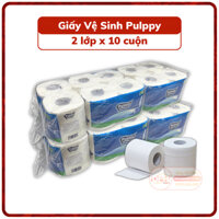 GIẤY VỆ SINH PULPPY (X10 CUỘN)