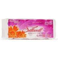 Giấy Vệ Sinh Silkwell 3 Lớp Lốc 10 Cuộn