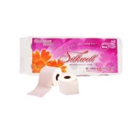 Giấy vệ sinh Silkwell không lõi lốc 10*11cm 10 cuộn 3 lớp