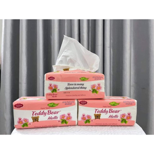 Giấy vệ sinh Teddy Bear 10 cuộn không lõi (Gấu hồng)