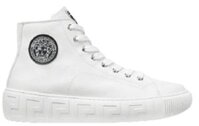 Giày Versace Greca High Topp Trainers White DST643D-DTE3G-D01P