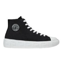 Giày Versace Greca Suede High Top Trainers Black DSU8403-1A00784-1B000