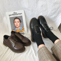 Giày Vintage Nữ Đế Siêu Mềm Giày Bệt Nữ Kiểu Dáng Retro Cổ Điển Zoee-GV021