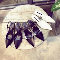 Giày VNXK CAO GÓT - da lì