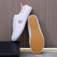 Giày võ thuật Tai Chi Giày tập thể dục gân Giày vải đế Giày trắng thoáng khí Giày tập thể dục Kung Fu Giày chạy bộ mùa hè Giày võ thuật, Giày tập luyện Thái Cực, Giày vải đế gân bò,