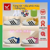 Giày Wika 3 sọc Toni 11Pro chính hãng khâu full đế hỗ trợ đổi size [ Tặng kèm tất dây phối màu băng keo]