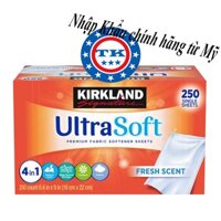 Giấy Xả Thơm Quần Áo  Kirkland Fabric Softener 250 tờ - Mỹ