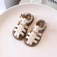 Giày xăng đan dép quai hậu chống vấp cho bé gái phong cách hoài cổ vintage size 26-37