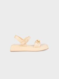 Giày xăng đan phối xích Chain Sandals