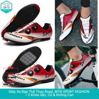 Giày Xe Đạp Thể Thao Road, MTB SPORT FASHION – 2 Khóa Vặn, Có & Không Can