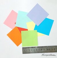 Giấy xếp hạc, giấy origami 6.3cm (280 tờ) - Mẫu 5