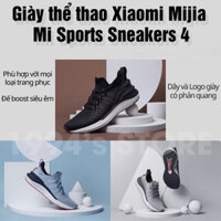 Giày Xiaomi Mijia Mi Sports Sneakers 4 [Ver 2025] - Đế Boost siêu êm - Giày thể thao chạy bộ Xiaomi - Hàng lỗi gia công