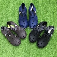 Giày xốp màu nâu siêu nhẹ đi trong phòng sạch VAC-E080- Hình thật